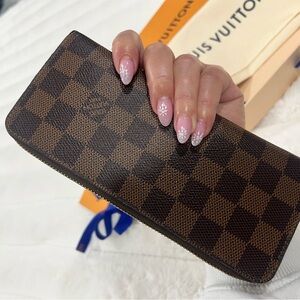 Louis Vuitton Clemence Wallet Damier Ebene